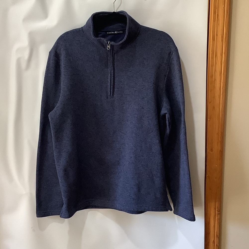 Beverly Hills Polo Club Men's Dark Blue Zip-Up Sweater